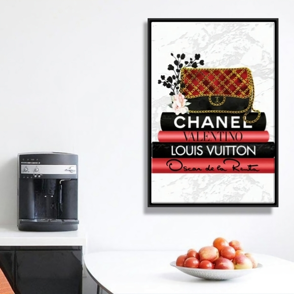 Chanel 8 1/2"x11" Framed Wall Art - Picture 2 of 3